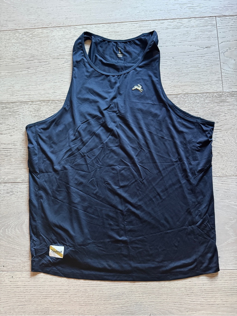 Tracksmith Men’s Black Twilight Singlet Size Large
